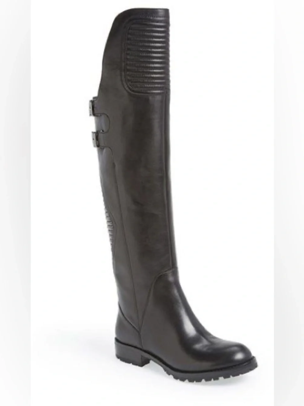 Marc by Marc Jacobs Easy Rider Over The Knee Boots Black Leather Sz 40